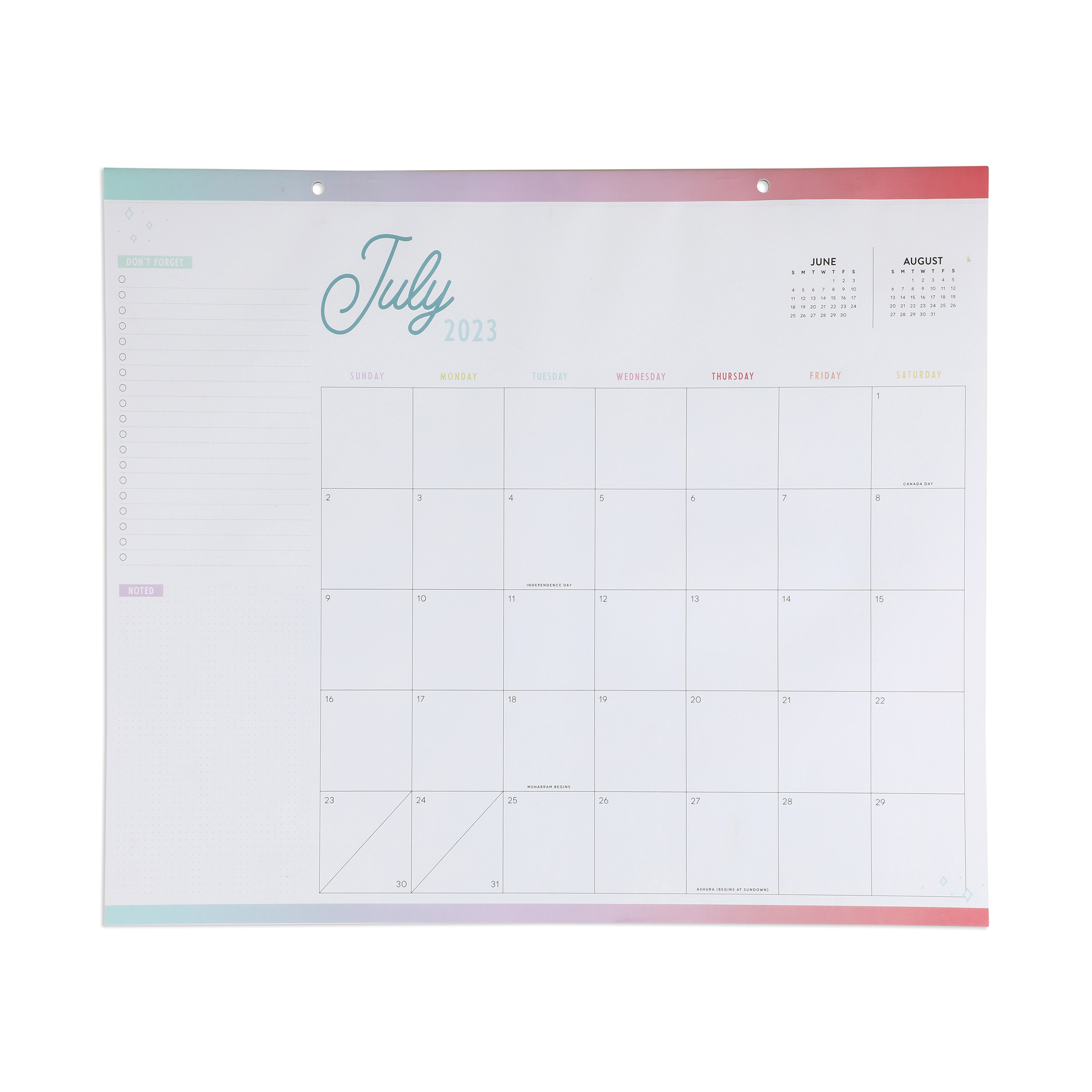 The Happy Planner® 2023-2024 Doodle Days Desk Calendar | Michaels The Happy Planner® 2023-2024 Doodle Days Desk Calendar | Michaels